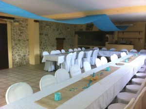SALLE MONT OLYMPE MARIAGE  40 PERSONNES